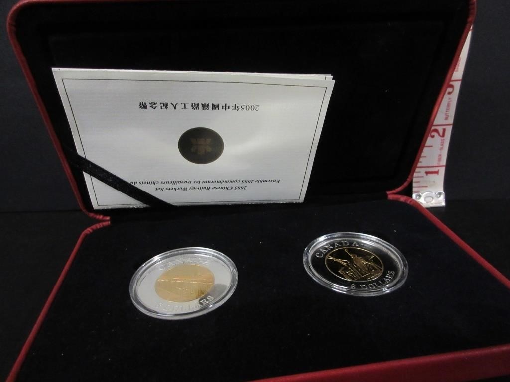 SET OF CANADA MINT $8 .999 FINE SILVER INSERT COIN