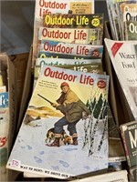 outdoor life vintage magazines from 1950s
