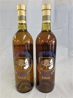 2 Unopened Bob Hope Classic Wine Bottles