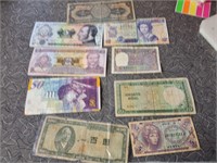 Foreign currency Money lot
