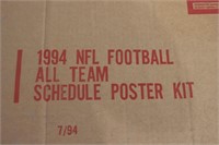 Bud NFL Football All Team Schedule posters