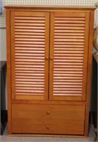 Armoire with Shutter Doors & 2 Drawers
