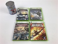 4 jeux Xbox 360 dont Ace Combat 6, Heroes
