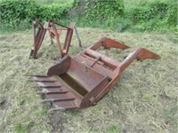 Loader with Frame No Cyl. 40in. W Bucket