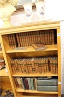 Collection of leather bound books "Waveley Novels"