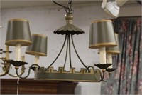 Vintage 4 light hanging lamp