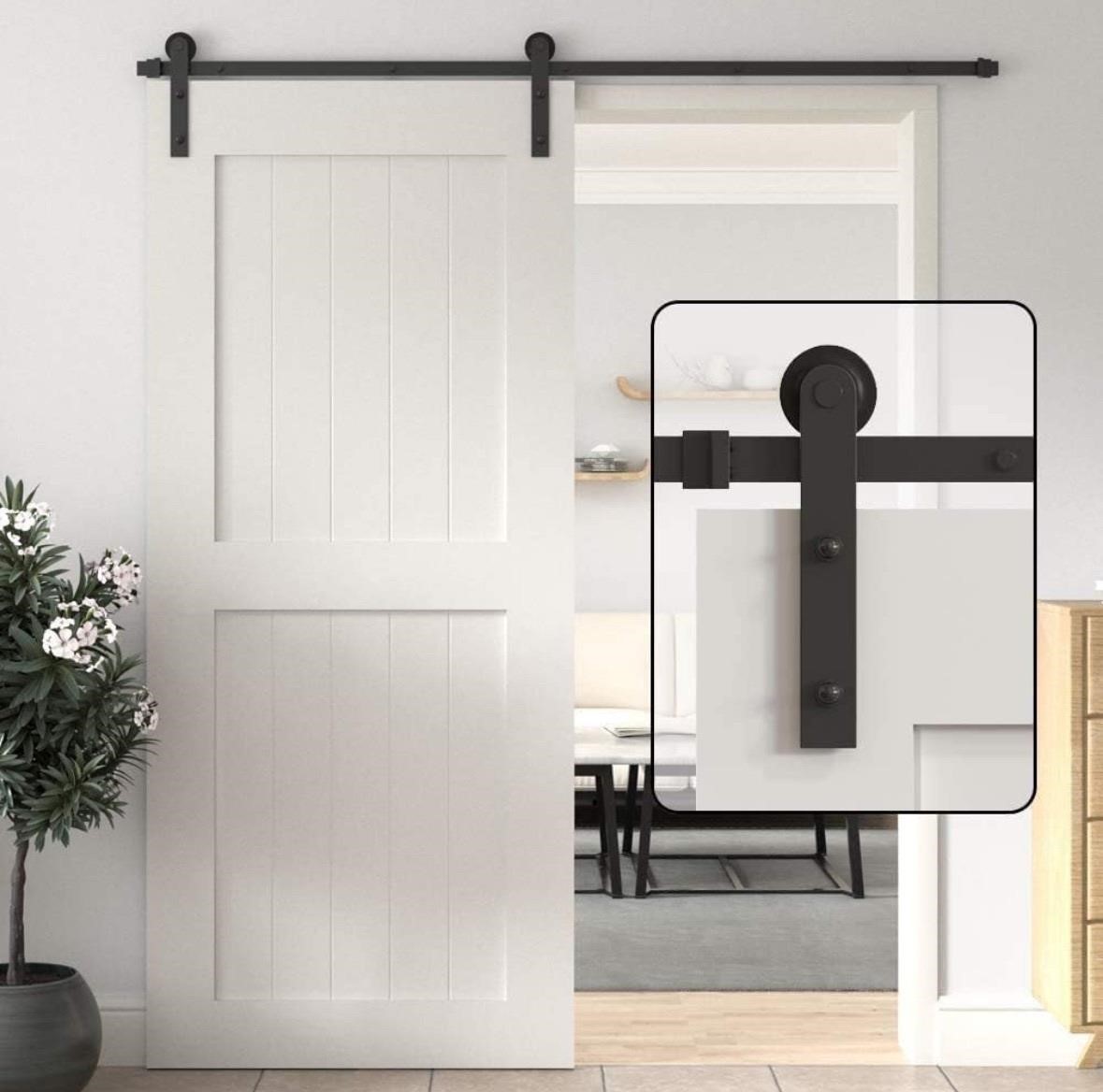 NEW $105 9FT Barn Door Hardware Kit