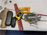 Tool Lot with Wrenches, etc