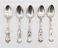 Lot Of 5 The Empire Spoons  Generals