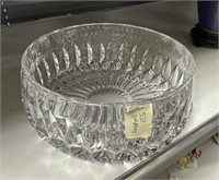 Large Crystal Waterford Style Bowl