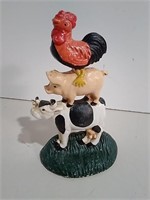 Cast Iron Farm Animals Door Stop