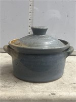 Vintage Blue Pottery Pot