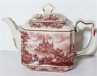 Vintage Transfer Ware Tea Pot