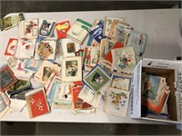 Huge lot of vintage greeting cards - 1940s and 19s