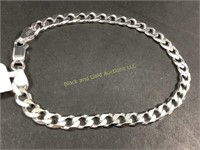 Sterling chain bracelet