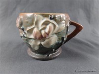 Roseville Pottery Magnolia Brown Mug 3-3