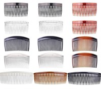 15PCS Plastic Hair Comb Clips