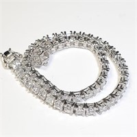 $200 Silver Cz 10G(40ct) Bracelet