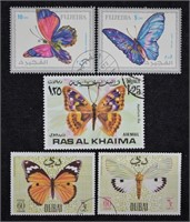 Butterfly Stamps, Postal History, Philatelic