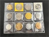 12 Assorted Coins