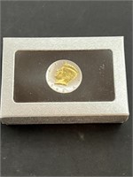 1992 Kennedy Half Gold Accented