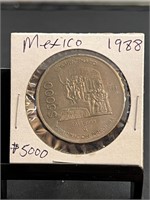 1988 Mexico Silver Coin