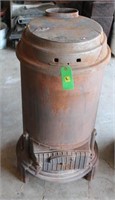 Antique Army Cast iron Space Heater