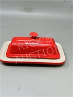 2 pc LeCreuset butter dish 15-32