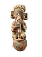 A Pre-Columbian Style Man With Pot