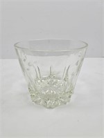 Princess House Etched Glass Ice Bucket