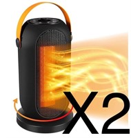 1 LOT ( 2 BOXES)  Space Heater, Portable Fan