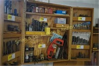 CONTENTS OF CENTER CABINET SHELVES