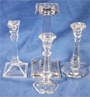 4 Vintage Candlesticks