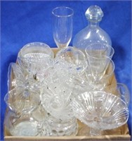 Assorted glassware