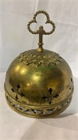 Antique large brass bell, catholic altar