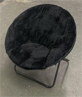 Black Saucer Chair