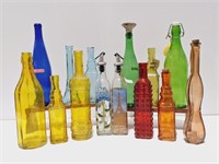 Colorful Bottles, Oil & Vinegar Bottles