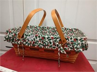 Longaberger large basket with liner