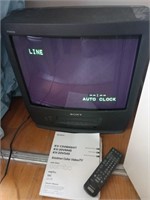 Sony Trinitron Color Tube TV VHS Combo w Remote