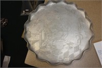 Retro Aluminum or Tin Tray