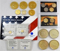 GOLD LAYERED U.S. COINS & 21st CENTURY