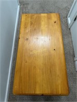 Pine bench, Measures: 33"W x 17"D x 18"H
