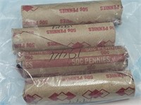 4 rolls of 1944 Wheat Pennies