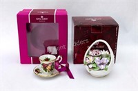 NEW Royal Albert Tea Cup Ornament & China Bouquet