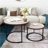 Round Nesting Tables Set of 2