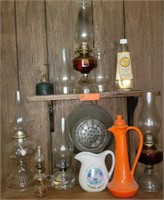 Large Group of Oil Lamps and More