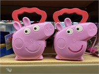 2 Peppa Pig activity cases