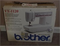 Brother model VX-1120 sewing machine in original