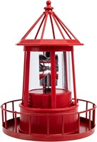 NEW $43 Solar Rotating Beacon Lighthouse