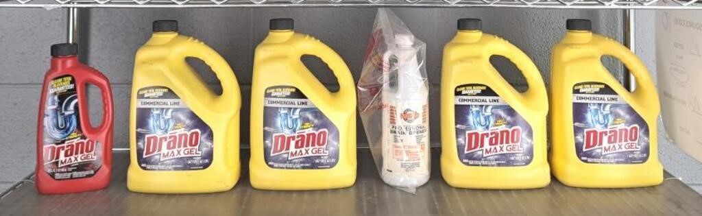 Large Lot Of Drain Cleaner